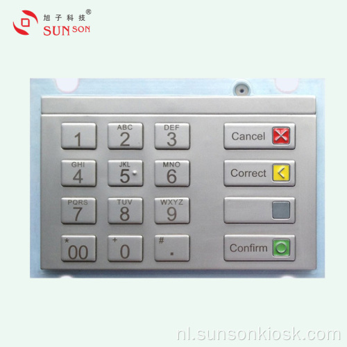 Numerieke codering PIN-pad voor betalingskiosk
